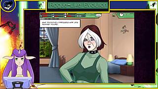 X-Men Rogue's Sexy Shower Scene with Monster Cock in Hot Anime