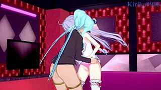 Hey, wanna know how intense lesbian play feels with futanari sex? Chris Yukine, Cagliostro, Tsubasa, and Kanade go wild in Symphogear hentai!