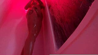 Hot Brunette Pornstar Kendra Cole Masturbates In The Shower, Showing Off Her Skinny Body And Wet Pussy.