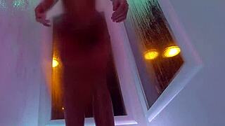Hot Brunette Pornstar Kendra Cole Masturbates In The Shower, Showing Off Her Skinny Body And Wet Pussy.