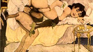 Vintage Erotic Drawings Showcase Retro Sensual Art