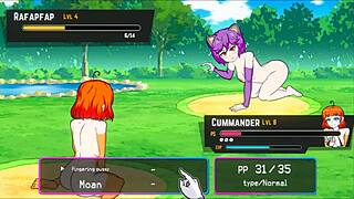 Oppaimon Hentai Game Ep 4: Battle and Bang Favorite Pokemon Monsters Outdoors
