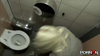 Pornxn mature blonde pissing in public with outdoor flashing