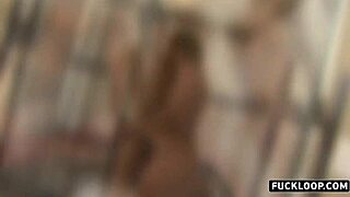 Hot black babe takes deep anal pounding with cumshot finish