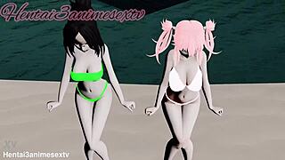 this hentai episode features dance and sex with my favorite mistress and her friend 😏