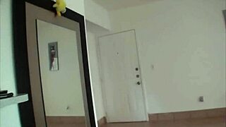 Milf Takes Dick Deep Inside Her Flat for Blowjob