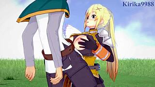 Darkness and Kazuma Satou in Intense Konosuba Hentai Sex! How Wild Can It Get?