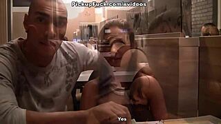 Damn, met this titted brunette and fucked her outdoors in public!