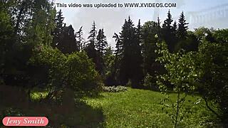 Jeny Smith Flashing Cute Ass in Public Skirt