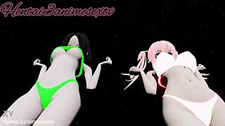 this hentai episode features dance and sex with my favorite mistress and her friend 😏