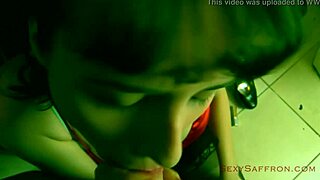 Sloppy BLOWJOB at the bar turns into a messy cumshot scene.