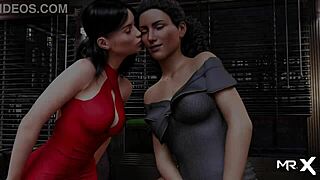 Fashionbusiness Episode 2 Scene 53 Shows Anime Girl Flashing Pussy in Busy Restaurant for Wild Hentai Game Action