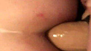 My girlfriend pegs my hot ass so deep tonight.