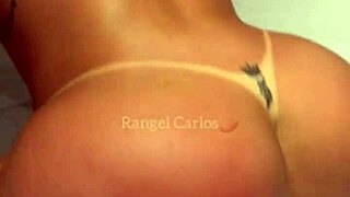 wet huge pussy bouncing hard, cum spilling after wild fuck