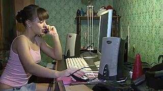 naive teen lil maya rides with wild womanly skills