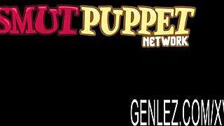 Genlez action with busty Brigitte and small-tits Lillanda sharing a toy for lesbian orgasm. European sluts go wild! 😍