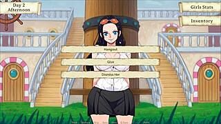 Lusty Buccaneers Parody Hentai Game Ep 2 Shows Nami Stripping for Gold in Sexy 3D Outfit