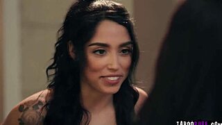 Ricky Spanish dives into Savannah Sixx’s tight wet folds with wild spreadeagle moves