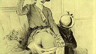 vintage erotic drawings bring retro charm with a subtle sensual twist.