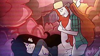 Gravity Falls Futa Wendy Animation with Wild Monster Action