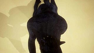 pov of two gay wolves fucking hard in wild furry action