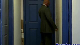 Gay Teacher Assfucked by School Trashman in Secret