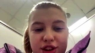 Hardcore public banging with close-up action