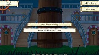 Lusty Buccaneers Parody Hentai Game Ep 2 Shows Nami Stripping for Gold in Sexy 3D Outfit