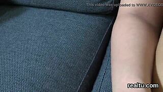 yo, this czech kitten got tempted at the mall, then poked in pov