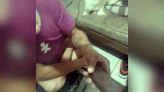 cadeirante viadinho sucks huge black cock in public spot