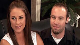 hey, wanna see a big boob swinger wife take rough group sex?