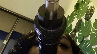 Throat training session gets intense with solo toy play for amateurs! 😜