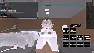 roblox porn babe rides monster black cock doggystyle in wild cowgirl session