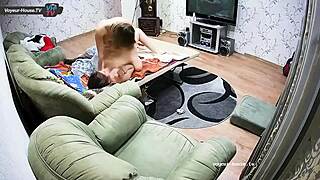 young lesbian couple relaxing naked together