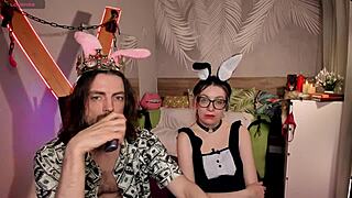 our cute streams feature this blonde couple dancing sexy with her small waist and beautiful skinny body 😍