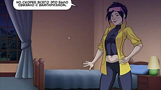 Rogue-Like Evolution Part 13: Ebony Teacher in Outdoor Anal Threesome