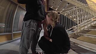 Draining 2 Loads Outside Our Hotel Room, What a Public Thrill for This Couple