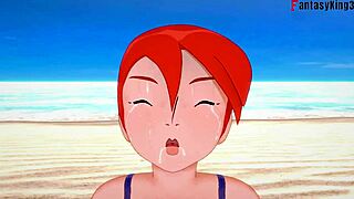 Hot Yae Miko Bikini Beach Bang!