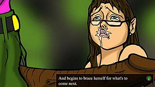 Big Butt White Professor Fucked by Pimp in Gameplay Bad Ending