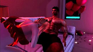 Hey, wanna see how this slutty waifu shocks her boyfriend with a big cock surprise on Valentine’s Day?