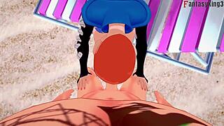 Hot Yae Miko Bikini Beach Bang!