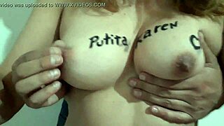 Damn, feel up my tits right now!