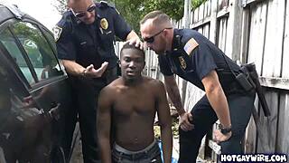 I Watched Two Police Officers Dominate This Black Guy in Office 3some