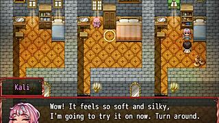 Wow! Harem maid deepthroats giant cock in hentai game ep 7!