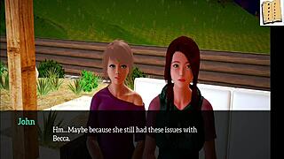 This teen's tight ass takes a huge monster cock in my new family episode 106