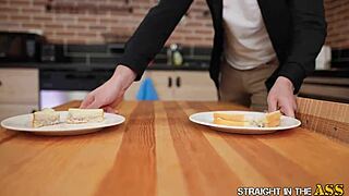 eden ivy takes it straight in tight ass anal