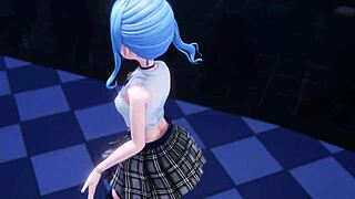 I-I Watch Suisei Undressin', Clothes Rippen' In This Hentai