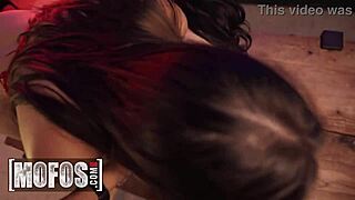 Mofos - Xander watches Desiree Dulce & Aubree Valentine make out, then fucks both hard in wild threesome.