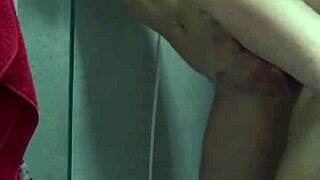 I couldn't believe how my husband filmed me giving it up in the shower!