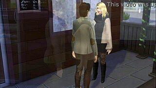 Coffee Break Turns Wild as Guy Nails Girl in Bathroom